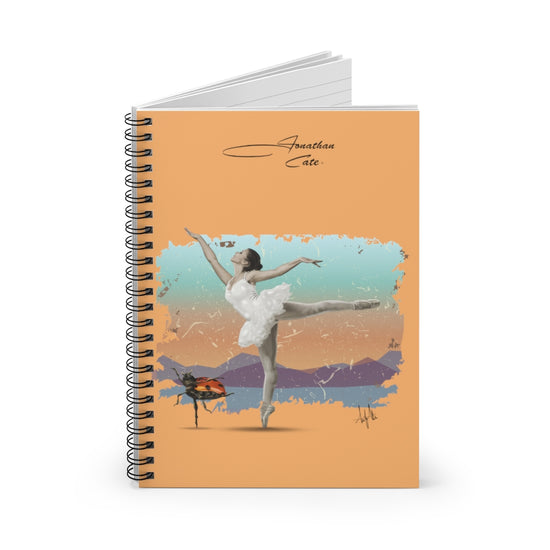Load image into Gallery viewer, Ballerinas Spiral Notebook - Ruled Line

