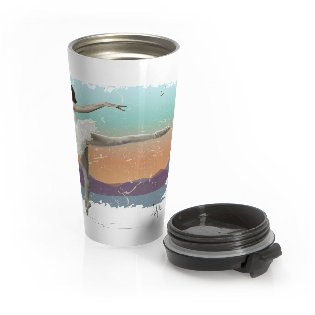 Ballerinas Stainless Steel Travel Mug